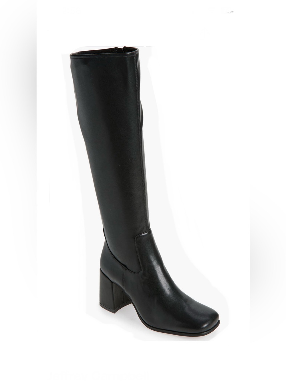 Jeffrey Campbell Hotlava Knee High New Black Leather Women’s Size 8 Medium Calf